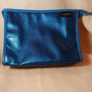 Lancome metalic "snakeskin" cosmetic bag